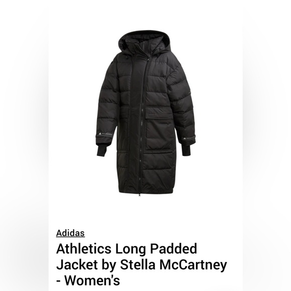 Women’s Adidas Athletics Long Padded Jacket by Stella McCartney - Picture 15 of 15